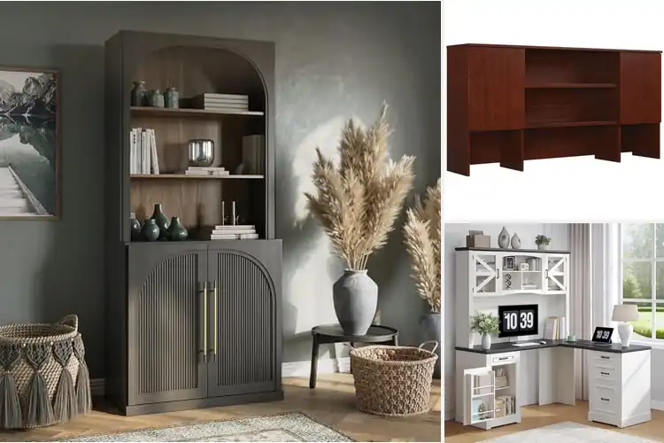 Detailed view of Best 72 Inch Office Hutches for a Sleek, Organized Workspace
