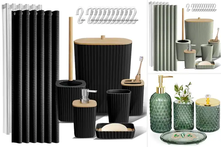 Detailed view of Best Bathroom Accessories Sets for Effortless Spa Style