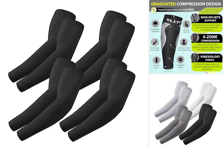 Detailed view of Best Compression Sleeves