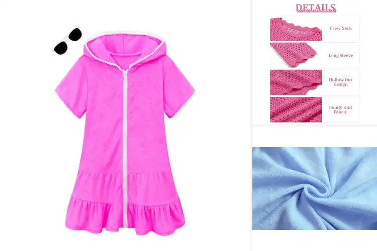 Detailed view of Best Cover-Up Swimsuits for Girls