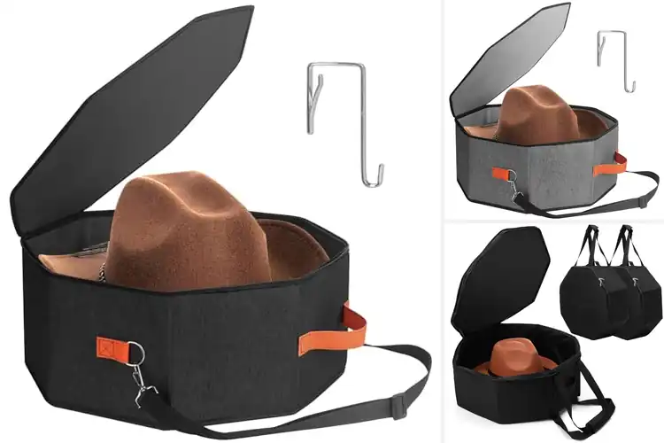 Detailed view of Best Cowboy Hat Boxes: Keep Hats Safe