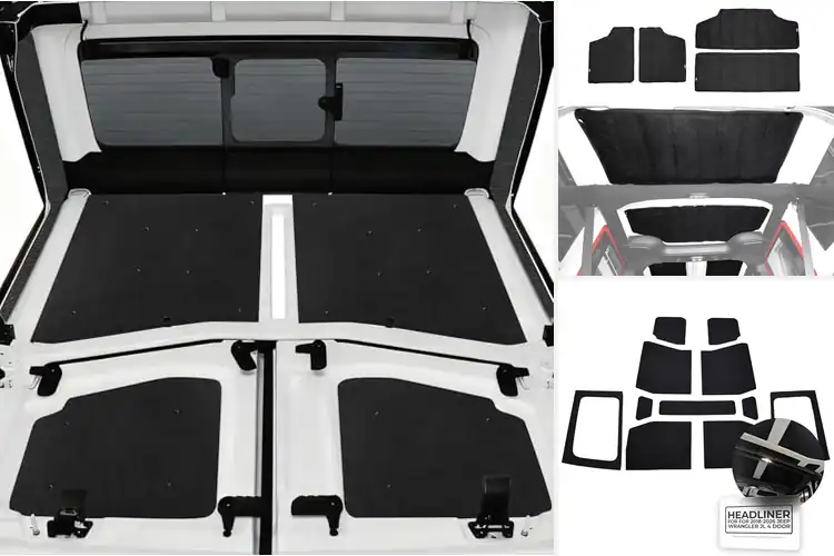 Detailed view of Best Dual Layer Jeep Hardtop Headliners