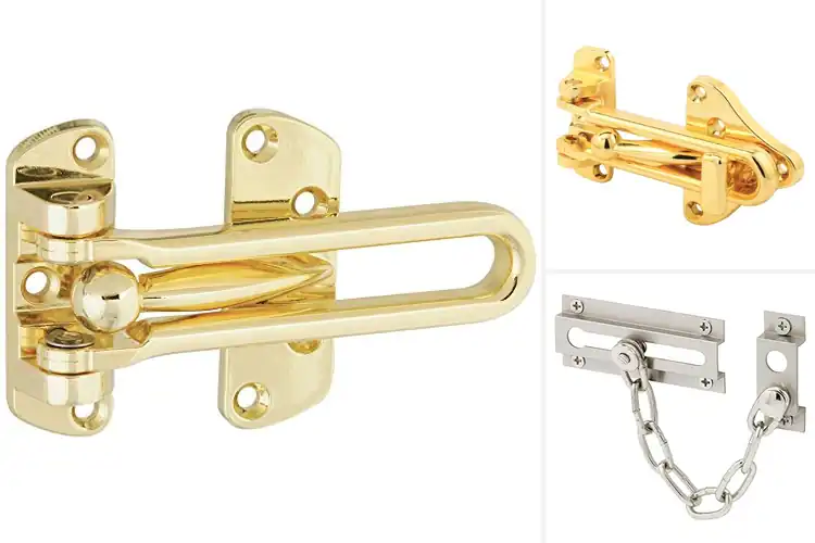 Detailed view of Best Extruded Brass Door Guard Locks