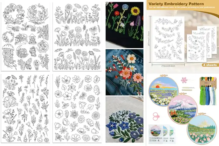 Detailed view of Best Floral Embroidery Designs