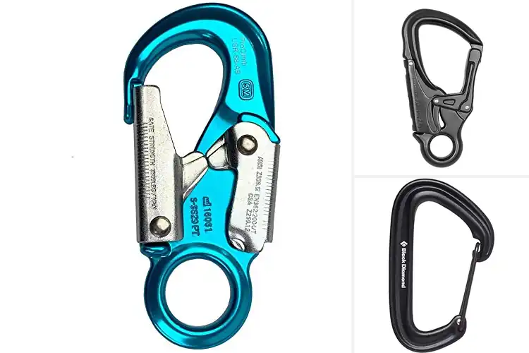 Detailed view of Best Forged Aluminum Carabiners