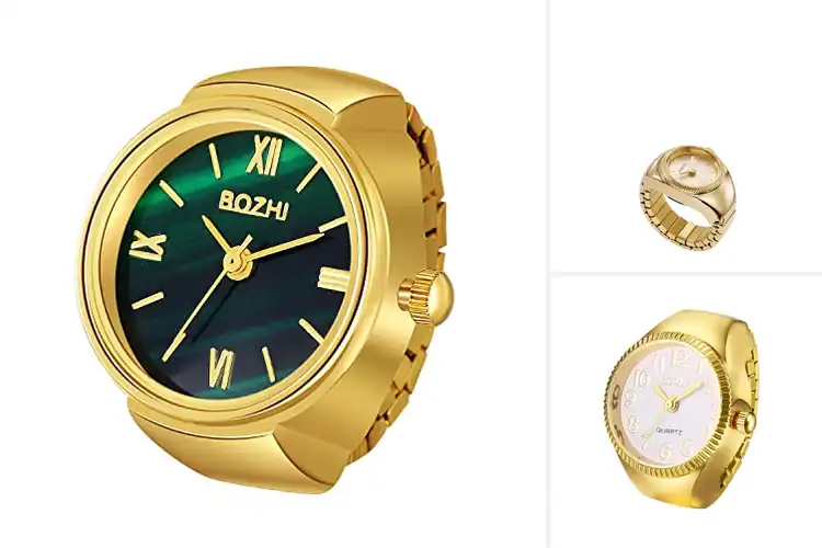 Detailed view of Best Gold Plated Ring Watches