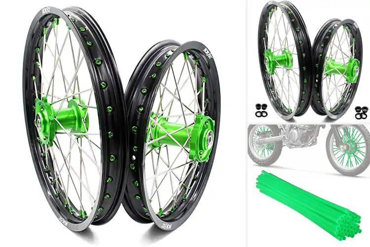 Detailed view of Best Kawasaki KX100 Wheel Sets