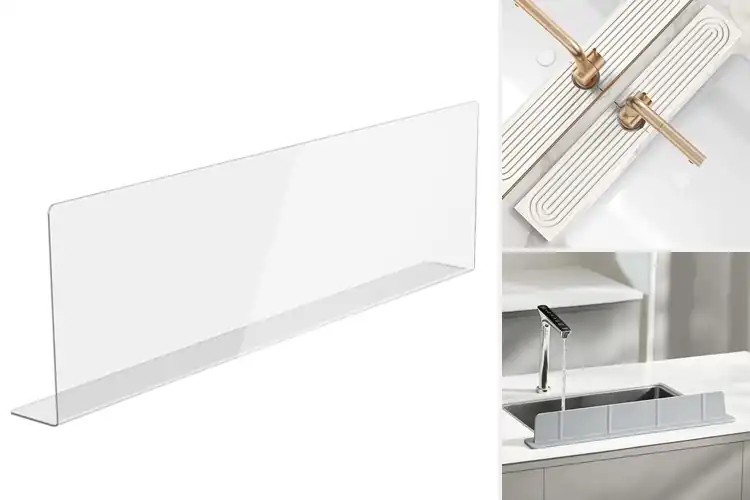 Detailed view of Best Kitchen Sink Splash Guards
