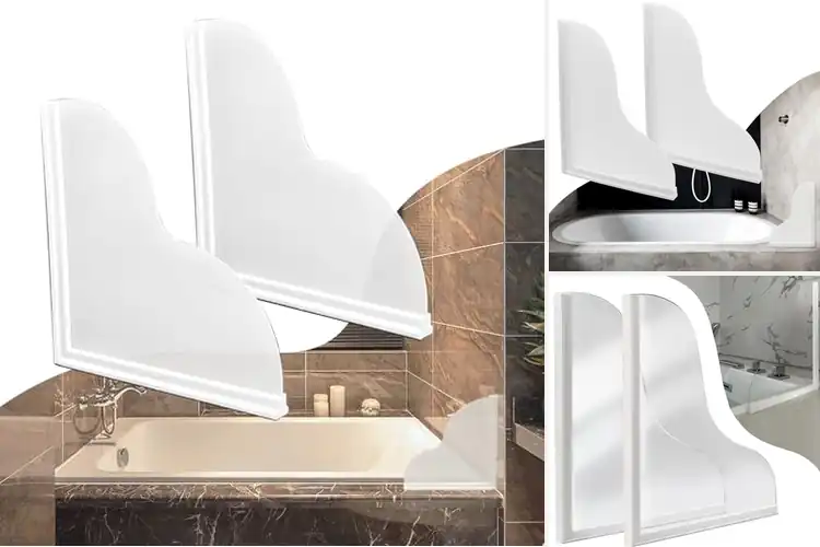 Detailed view of Best Large Splash Guards for a Cleaner Bathroom