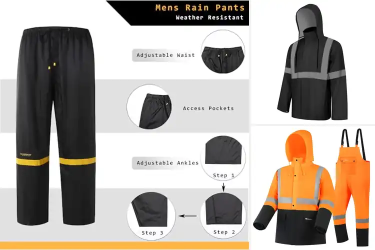 Detailed view of Best Lightweight Rain Suits For Outdoor Activities