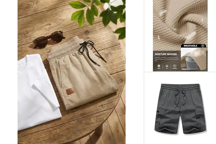 Detailed view of Best Men’s Casual Summer Shorts