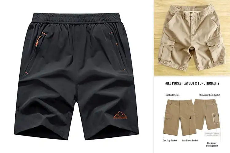 Detailed view of Best Men’s Outdoor Shorts With Pockets