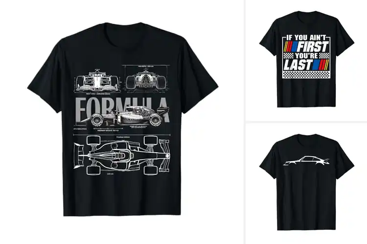 Detailed view of Best Men’s Racing T-Shirts