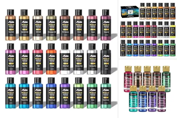 Detailed view of Best Metallic Paints: Top 10 Picks for Stunning Art Projects