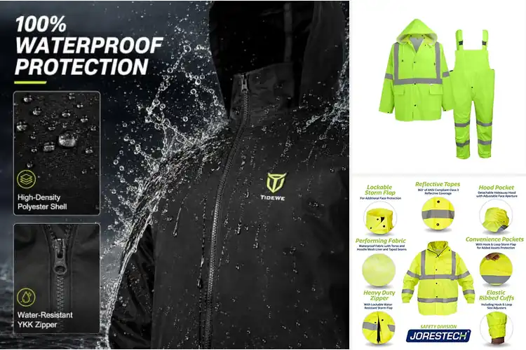 Detailed view of Best Multi-purpose Rain Suits For Various Activities