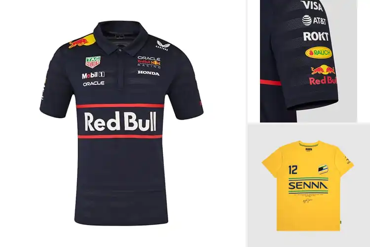 Detailed view of Best Official F1 Merchandise Tops
