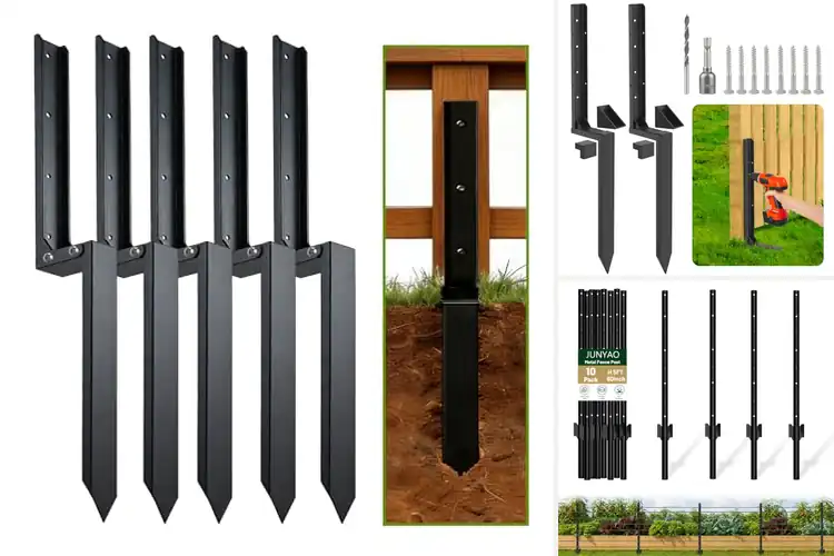 Detailed view of Best Reinforced Fence Posts