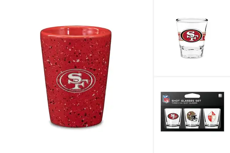 Detailed view of Best San Francisco 49ers Shot Glasses