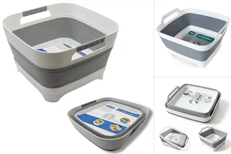 Detailed view of Best Space Saving Dish Basins