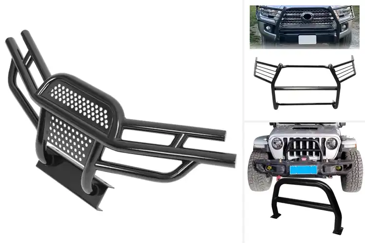 Detailed view of Best Steel Brush Guards: 10 Tough Vehicle Protectors