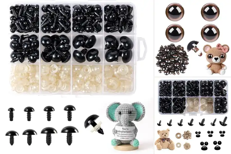 Detailed view of Best Teddy Bear Eyes: Top Picks for Lifelike Stuffed Animals