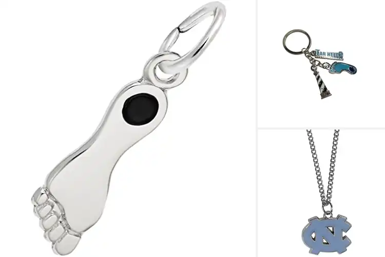 Detailed view of Best UNC Tarheels Charms
