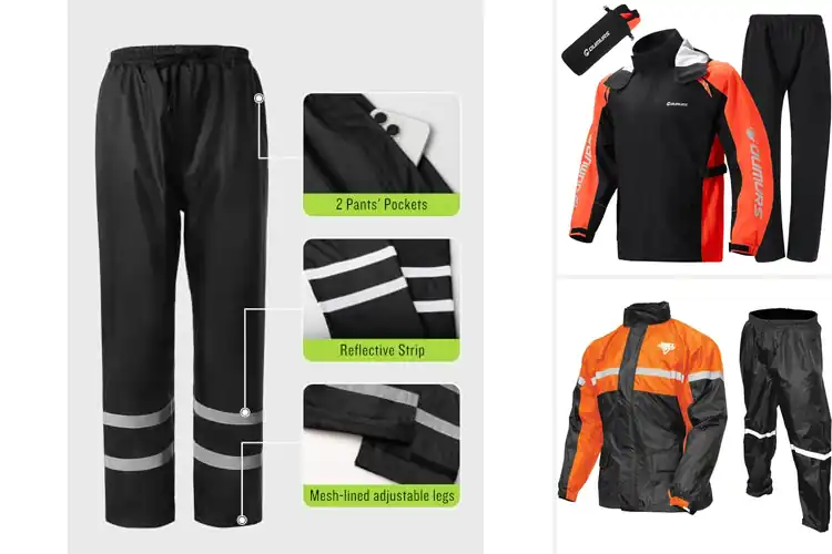 Detailed view of Best Waterproof Motorcycle Rain Suits